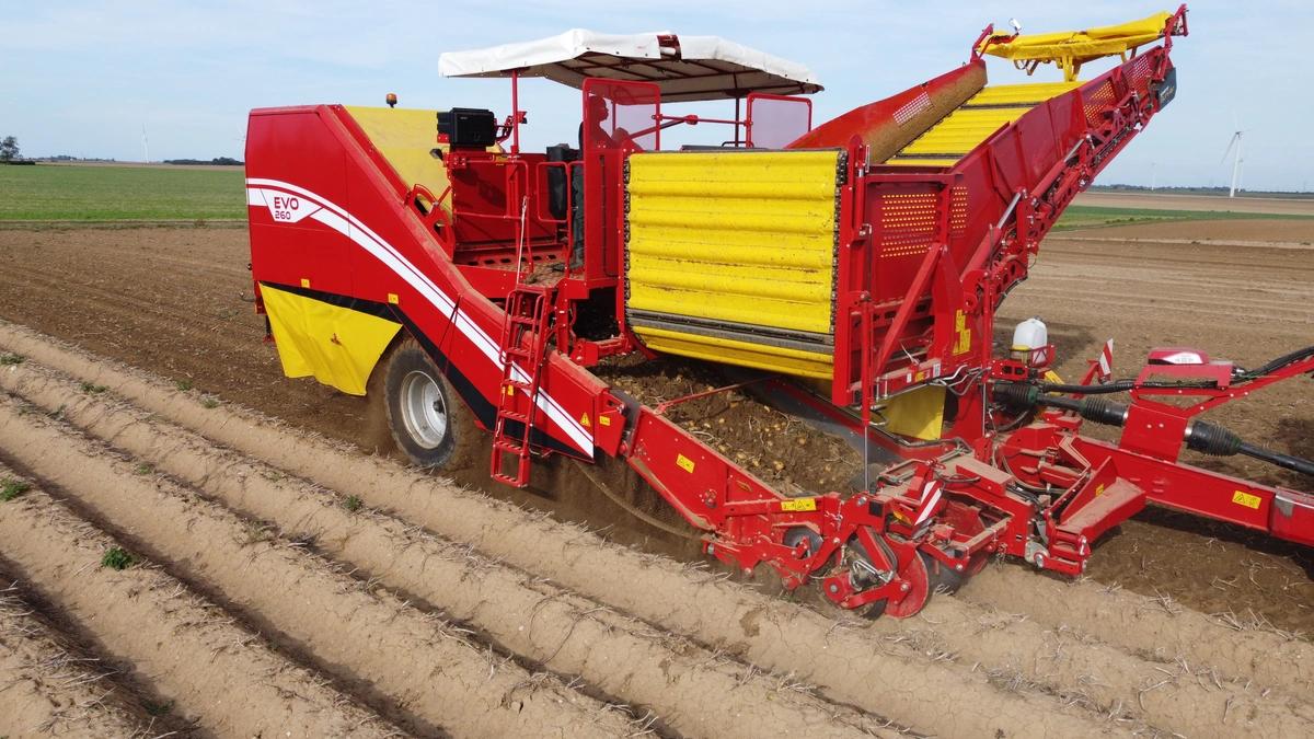 GRIMME EVO 260: 2-reihige Erntemaschine mit neuer Ausstattungsvielfalt.